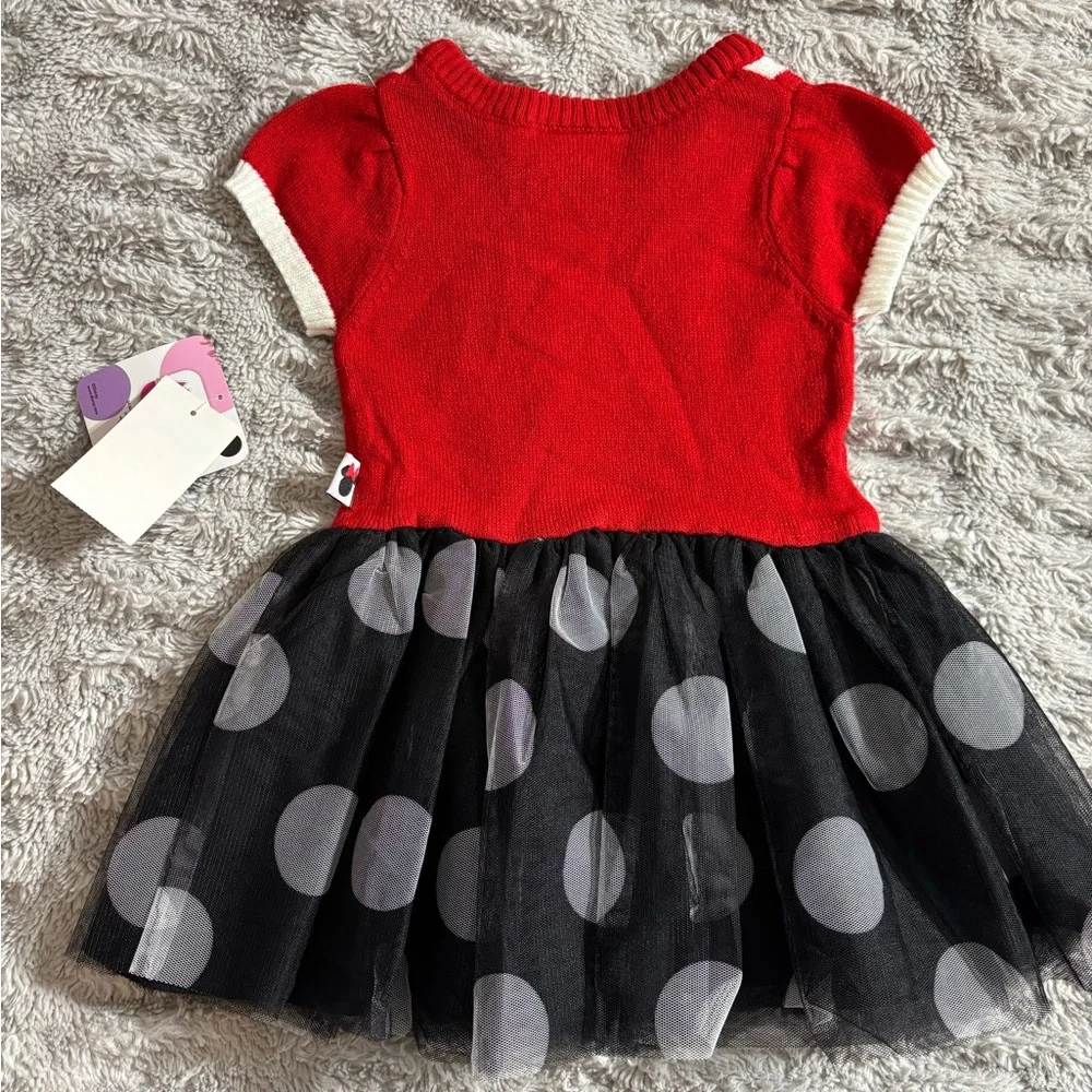 Disney Red, White & Black Polka Dot Tulle Dress